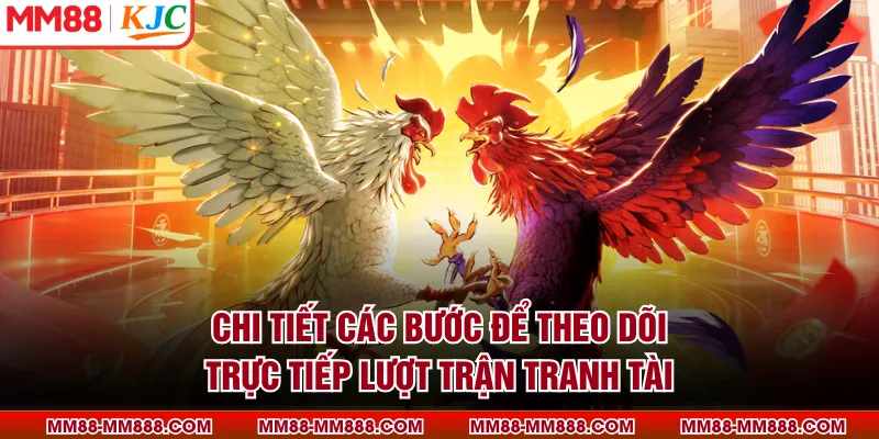Chi tiết các bước để theo dõi trực tiếp lượt trận tranh tài
